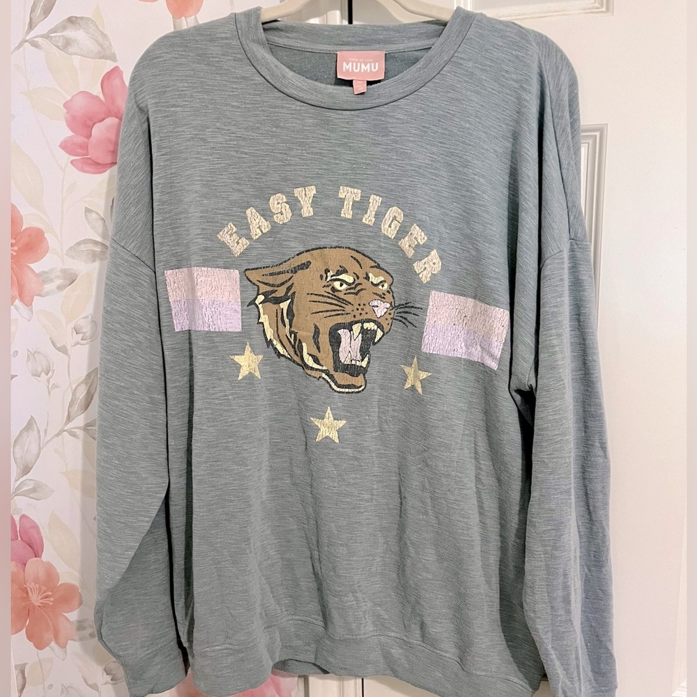 Show Me Your Mumu Palmer Sweatshirt - Easy Tiger Graphic